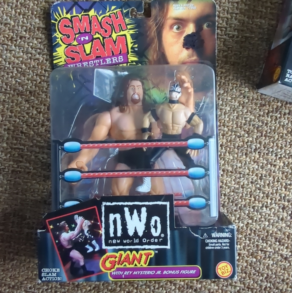 New NWO Smash n Slam Giant with Rey Mysterio Jr. WCW Vintage